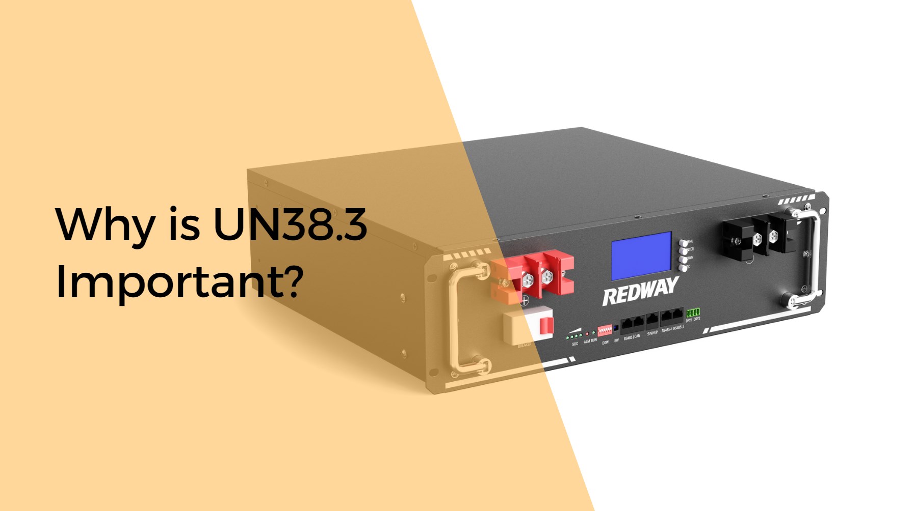 Why is UN38.3 Important? 48v 100ah server rack battery redway factory