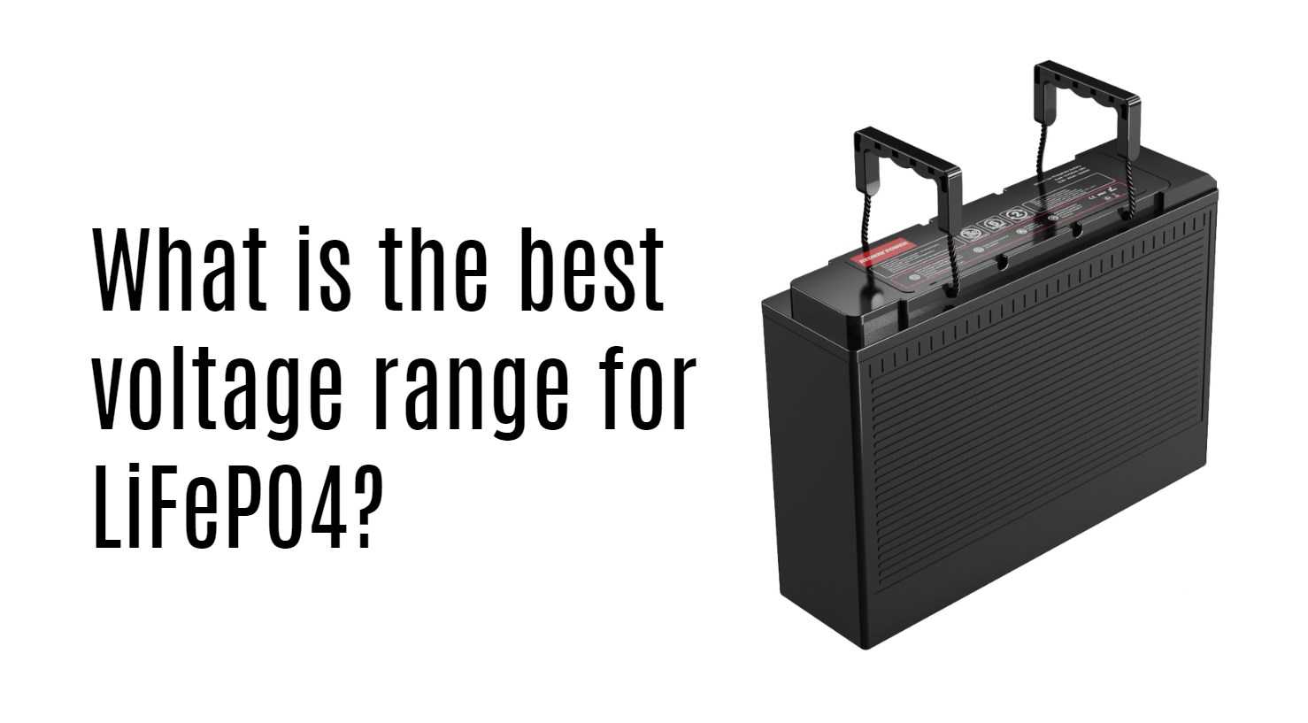 What is the best voltage range for LiFePO4? 12v 100ah lifepo4 battery for RV and Marine Boat