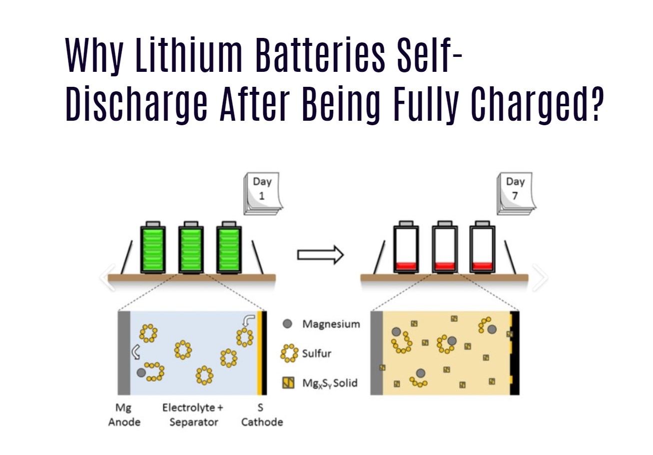 What causes batteries to self-discharge?