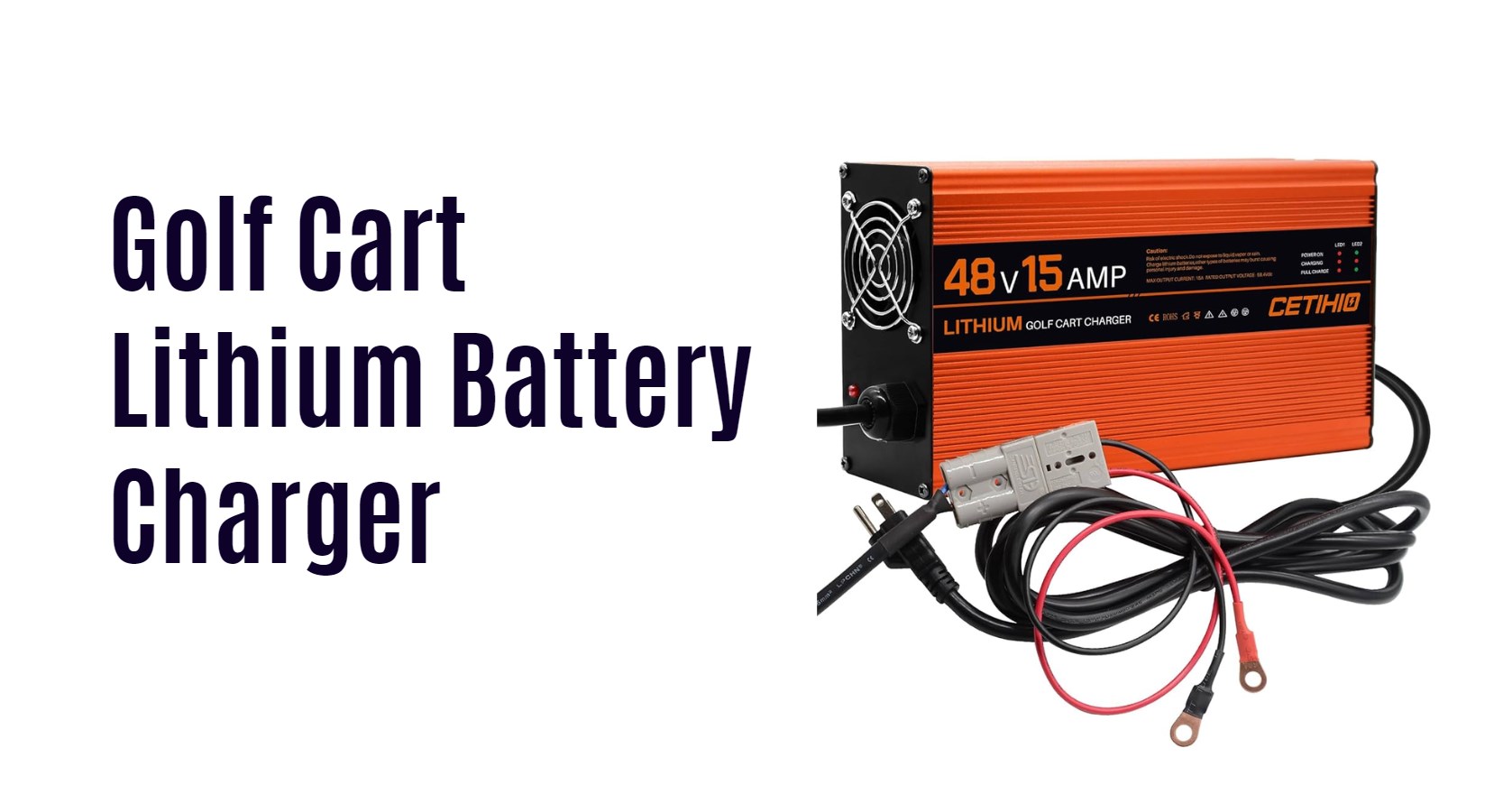 Golf Cart Lithium Battery Charger 48v 15a redway power