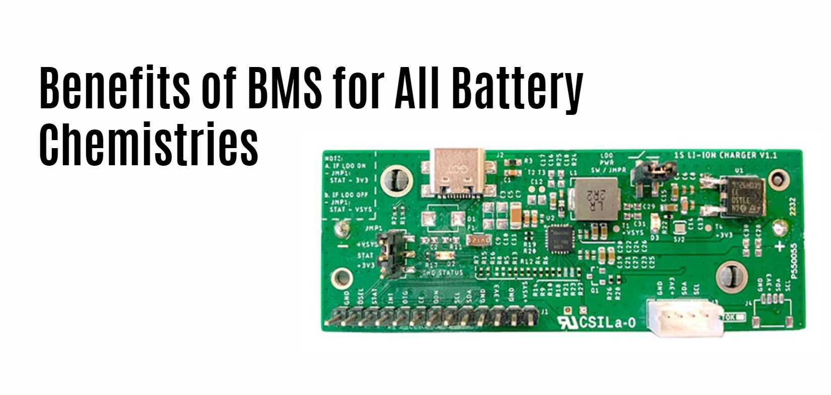 Benefits of BMS for All Battery Chemistries