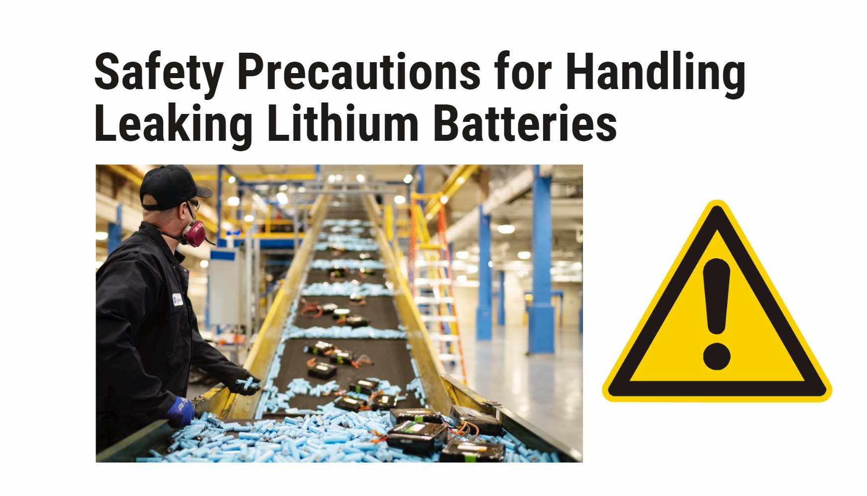 Safety Precautions for Handling Leaking Lithium Batteries