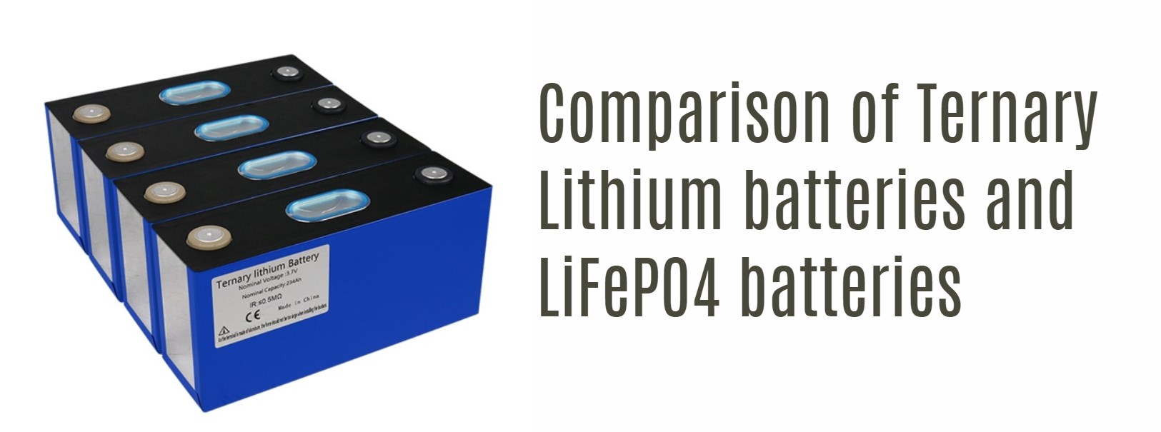 Comparison of Ternary Lithium batteries and Lithium iron phosphate(LiFePO4) batteries
