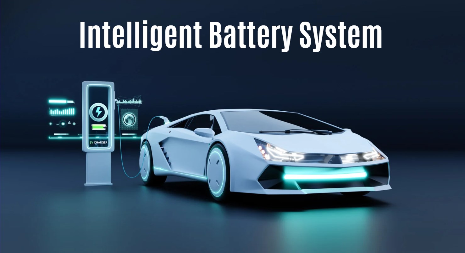Intelligent Battery System. EV car lithium battery future