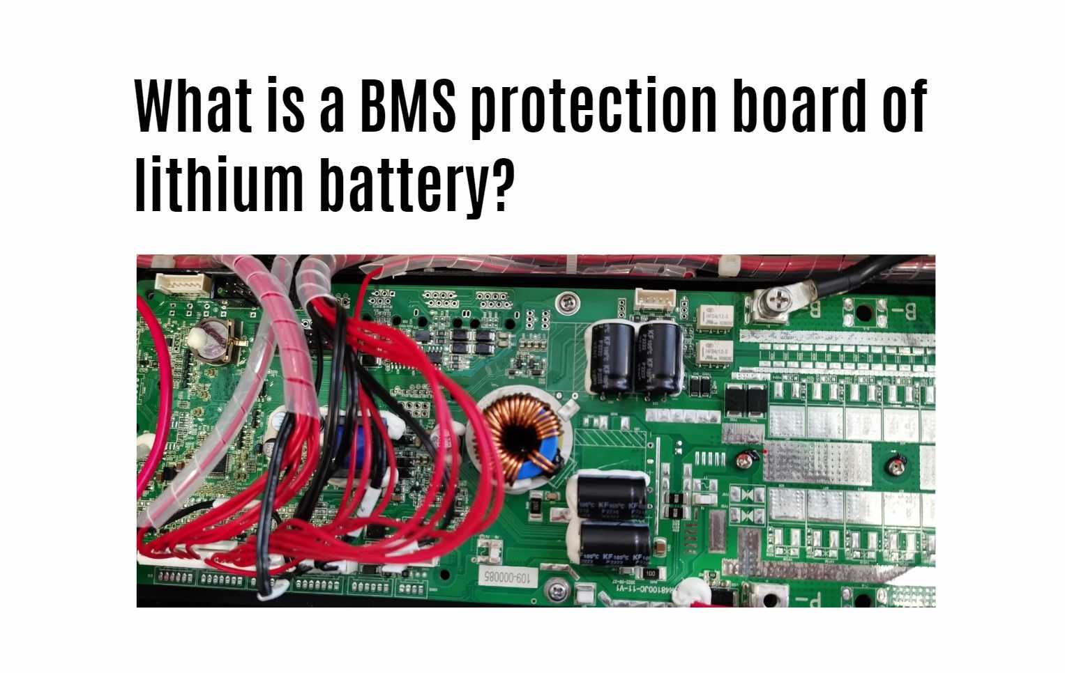 What is a BMS protection board of lithium battery?