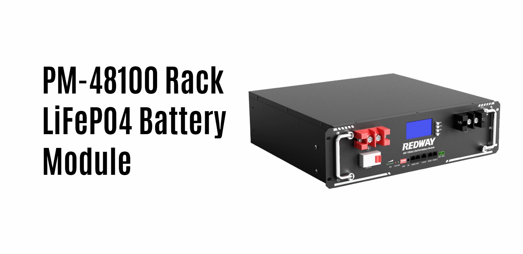 PM-48100 Rack LiFePO4 Battery Module. server rack battery factory 51.2v 100ah 48v 100ah manufacturer