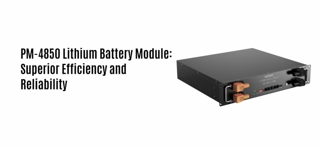 PM-4850 Lithium Battery Module: Superior Efficiency and Reliability. 48v 50ah server rack battery manufacturer factory oem odm redway snmp