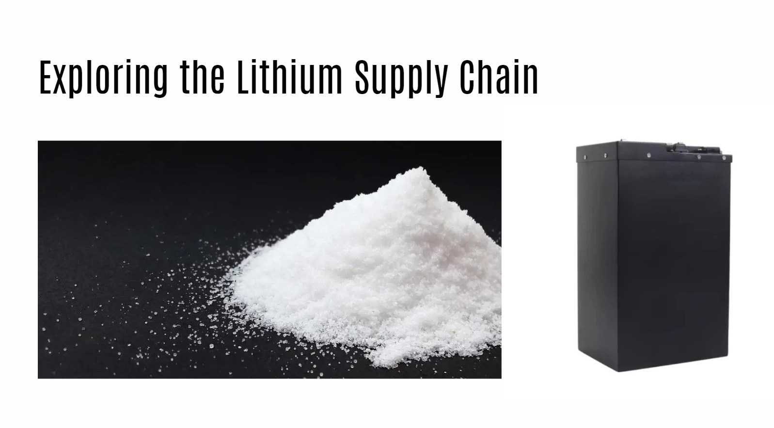 Exploring the Lithium Supply Chain. How much lithium is in a battery introduction and supply chain?