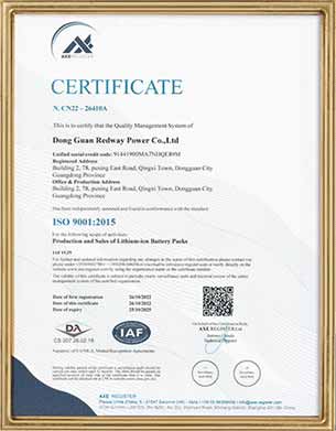 Redway iso 9001 2015