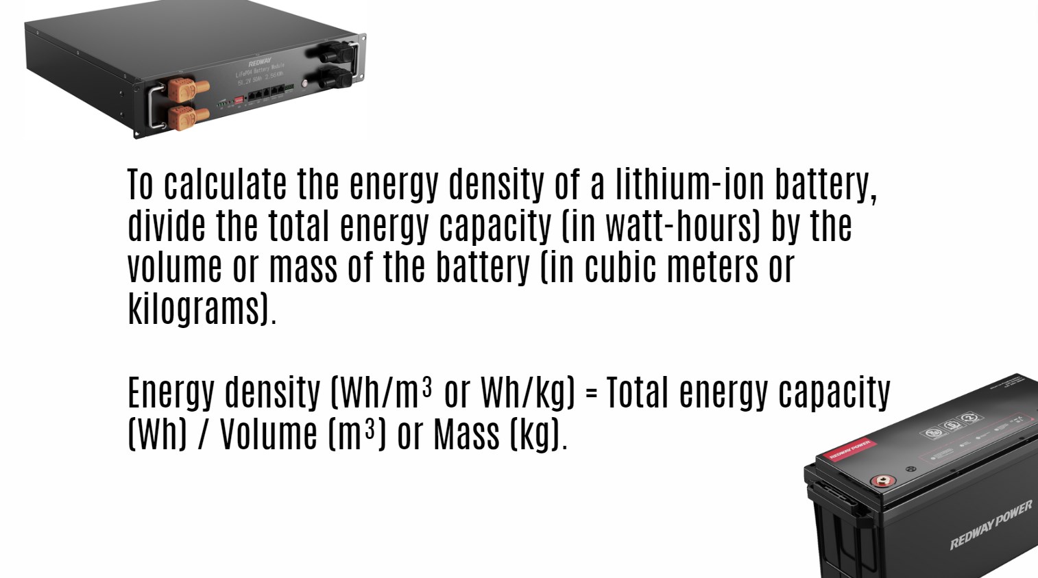 Battery Energy Density Formula. 48v 50ah, 24, 200ah
