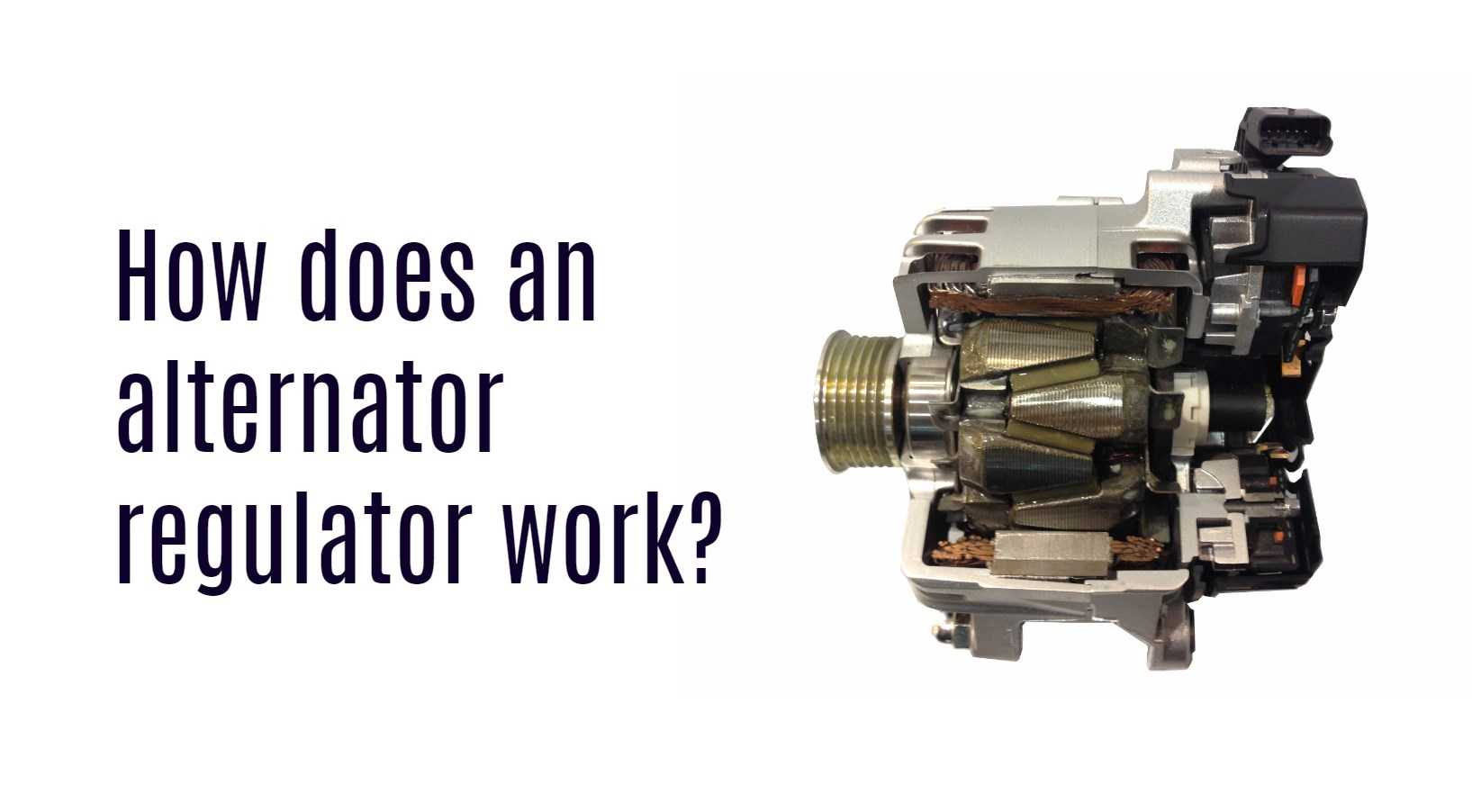 How does an alternator regulator work?