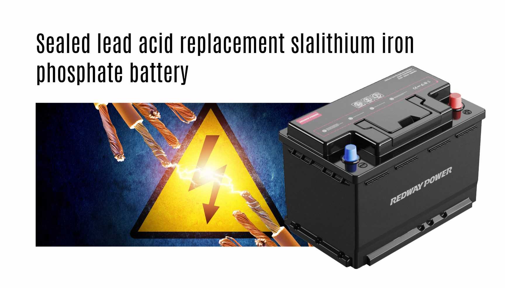 Sealed lead acid replacement slalithium iron phosphate battery. 12v 80ah cca 1000a starter battery factory oem