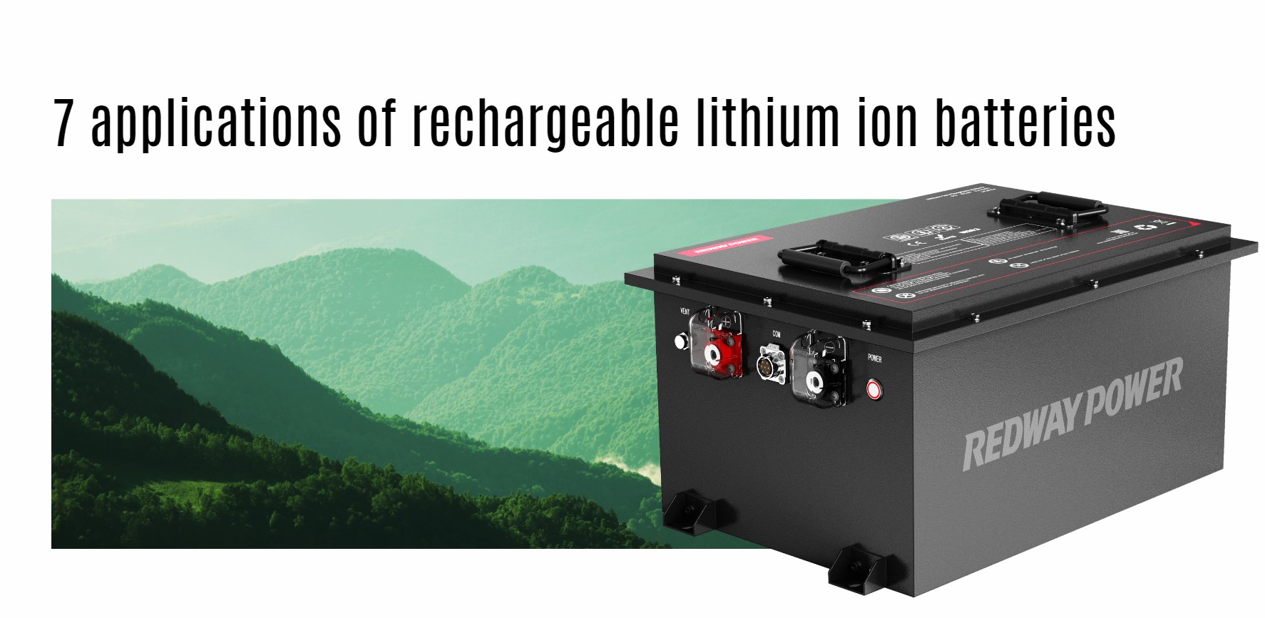 7 applications of rechargeable lithium ion batteries. golf cart lithium battery factory manufacturer oem redway 48v 100ah 48v 200ah 72v