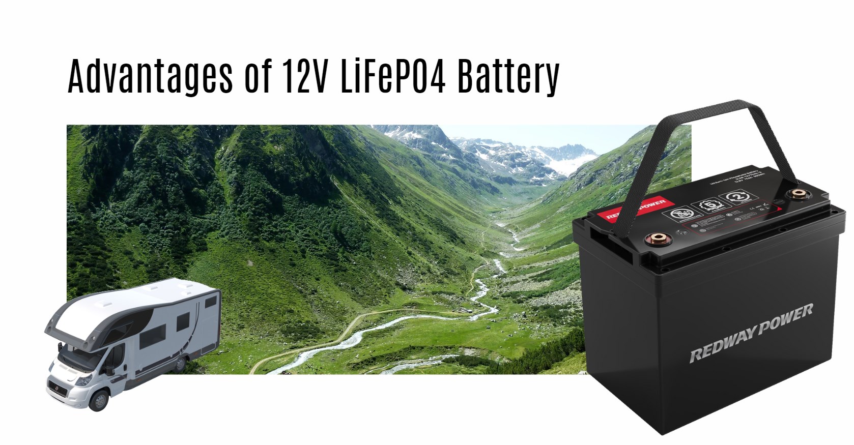 Advantages of 12V LiFePO4 Battery. 12v 100ah rv lithium battery factory oem self-heating app bluetooth