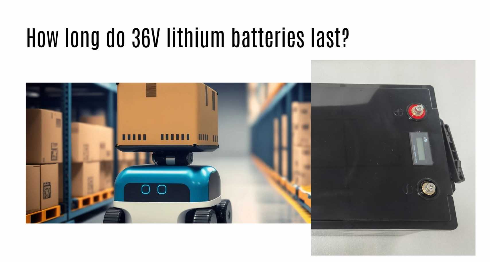 How long do 36V lithium batteries last? 36v 100ah lithium agv amr battery factory oem redway