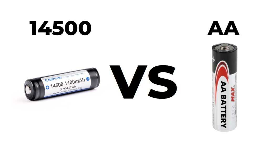 14500 vs AA Battery, Can I use 14500 instead of AA?