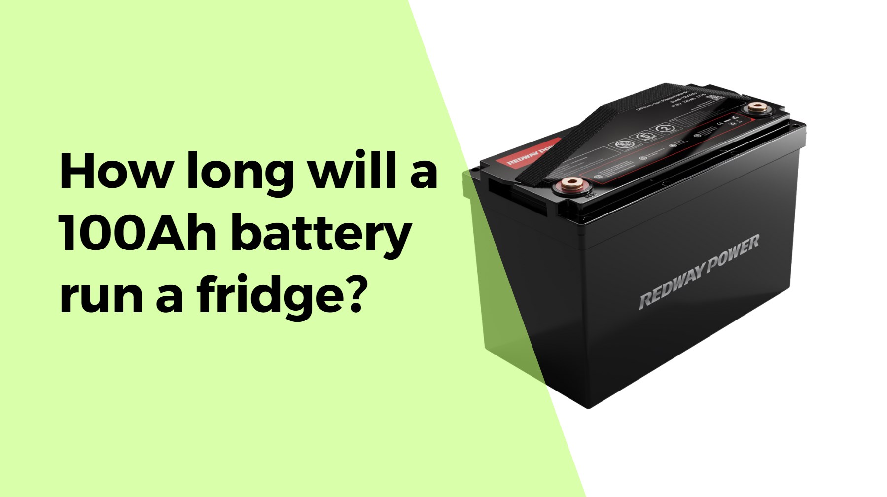 How long will a 100Ah battery run a fridge？12v 100ah lifepo4 battery factory oem