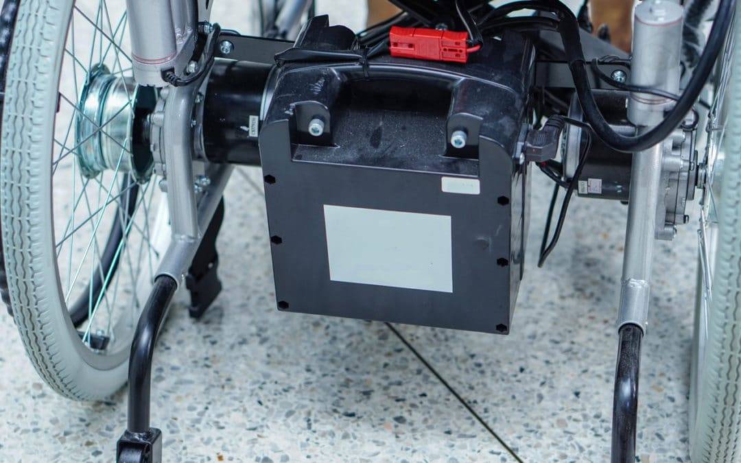 Different types of electric wheelchair batteries