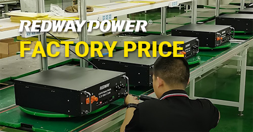 redway server rack-mounted lithium battery factory price