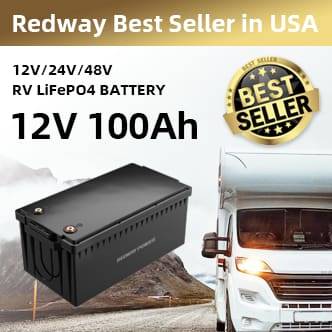 Redway Batter Best Seller - 12V 100Ah Lithium Battery OEM (Group 24)