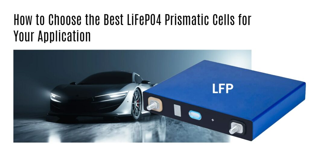 How to Choose the Best LiFePO4 Prismatic Cells for Your Application