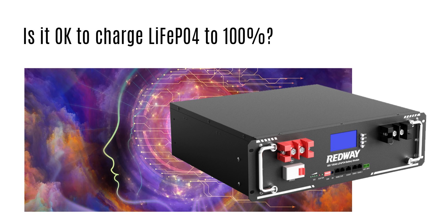 Is it OK to charge LiFePO4 to 100%? server rack battery factory