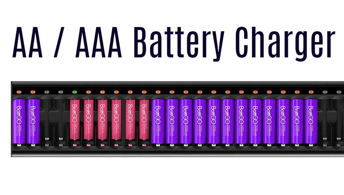 AA, AAA battery charger