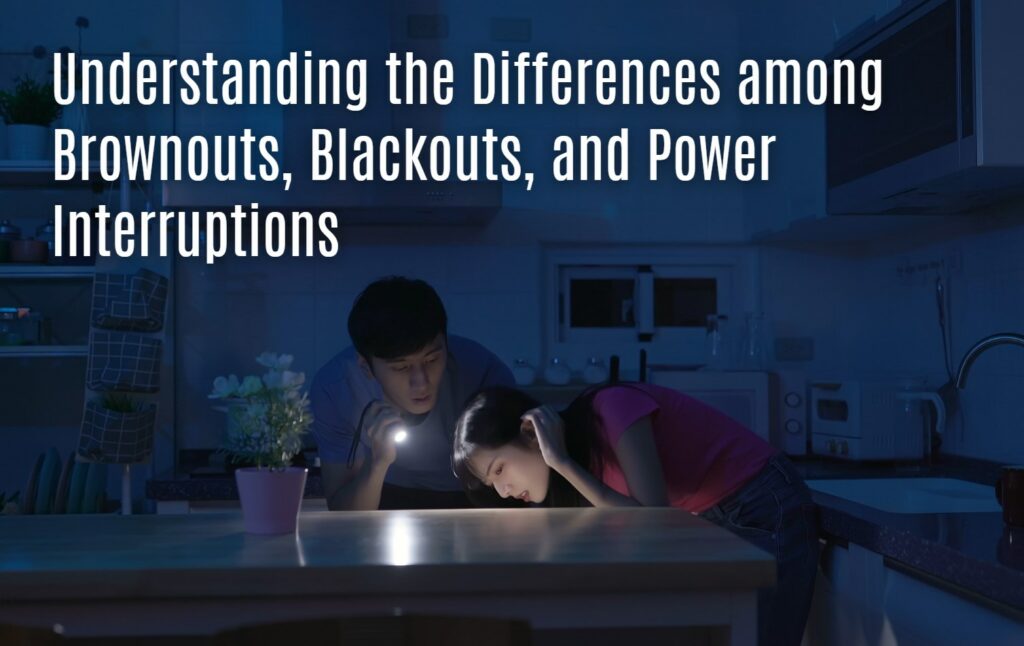 Understanding the Differences among Brownouts, Blackouts, and Power Interruptions