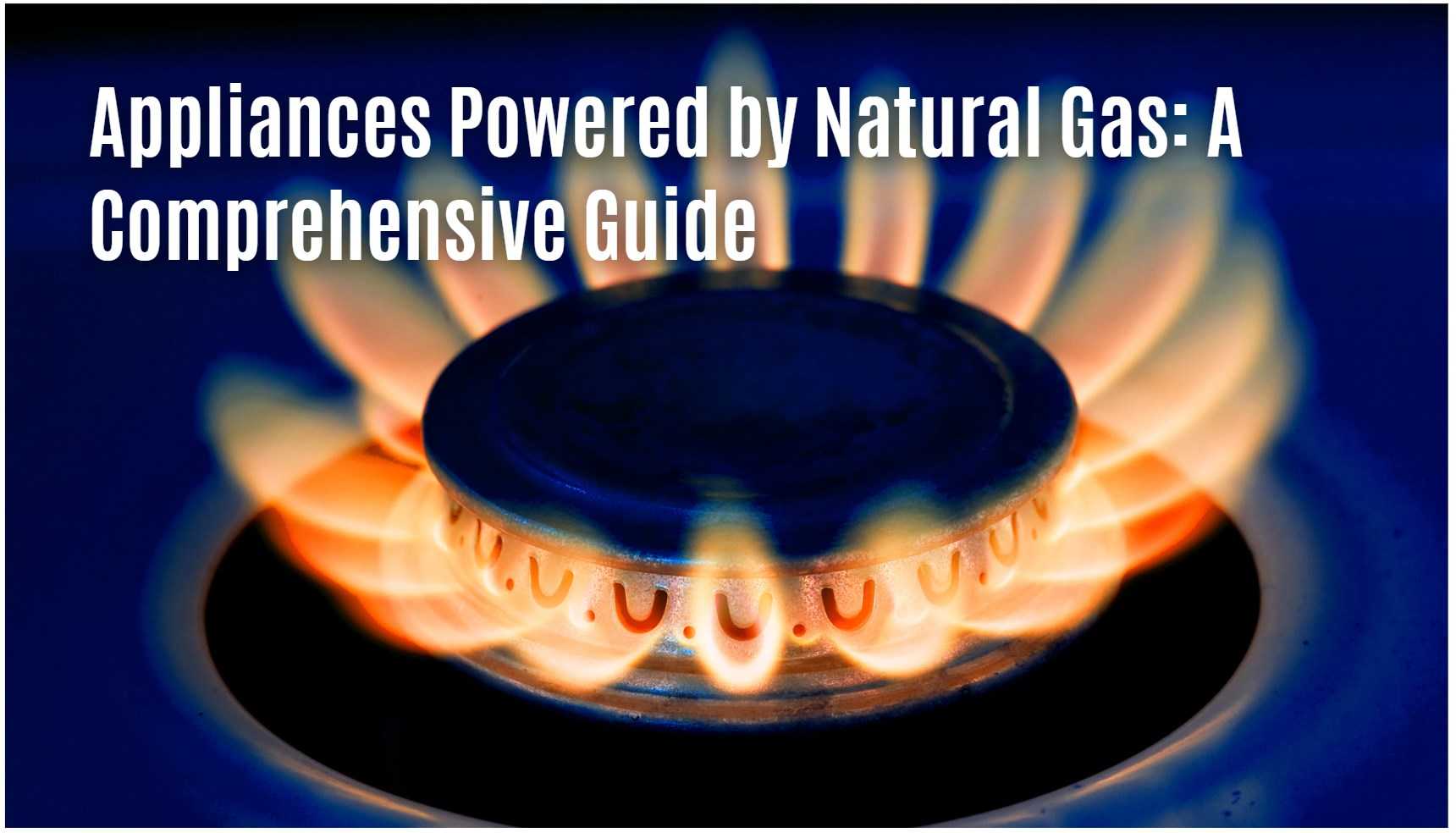 Appliances Powered by Natural Gas: A Comprehensive Guide