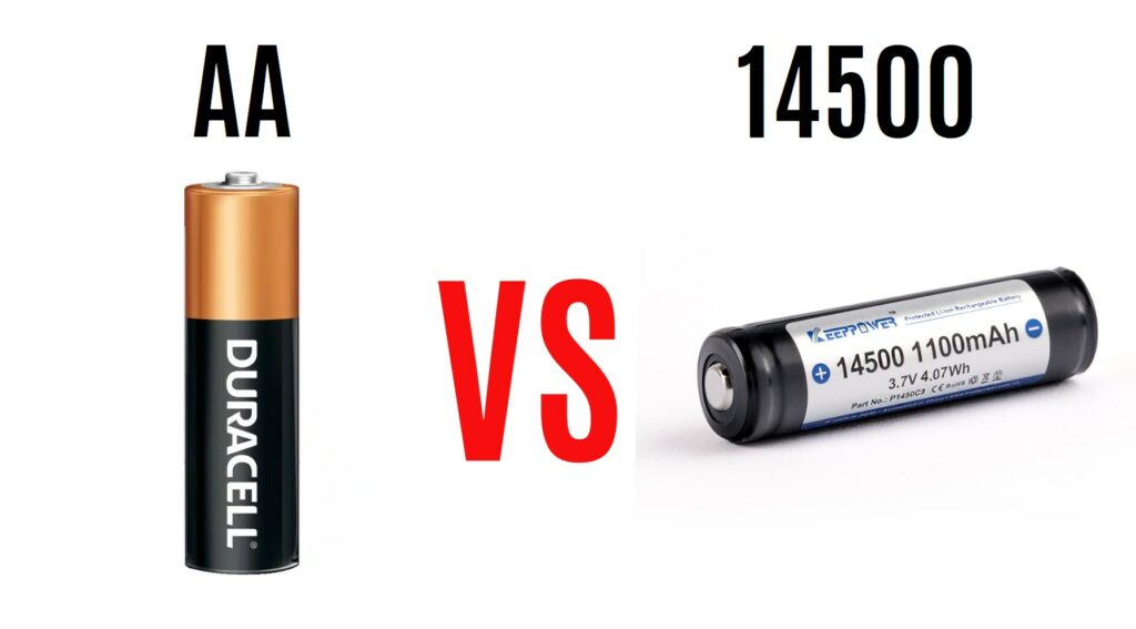 Can I use 14500 instead of AA batteries?