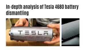 In-depth analysis of Tesla 4680 battery dismantling