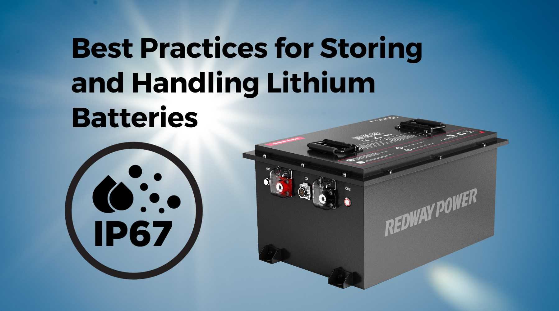 Best Practices for Storing and Handling Lithium Batteries. 48v 100ah golf cart lifepo4 battery ip67 redway factory