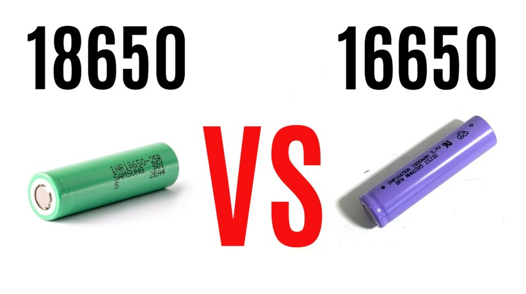 18650 vs 16650 Battery, Comprehensive Comparison