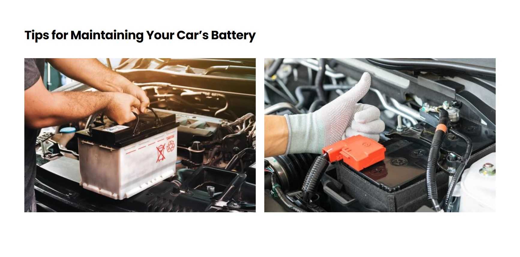 Tips for Maintaining Your Car’s Battery