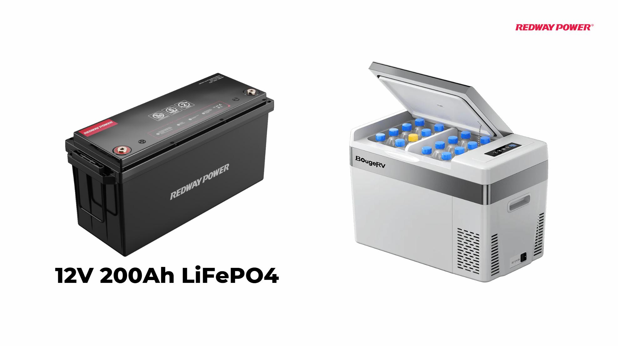 Can you run a fridge on 200Ah battery?