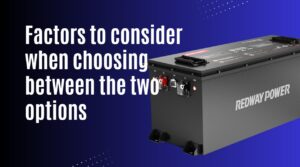 Factors to consider when choosing between the two options