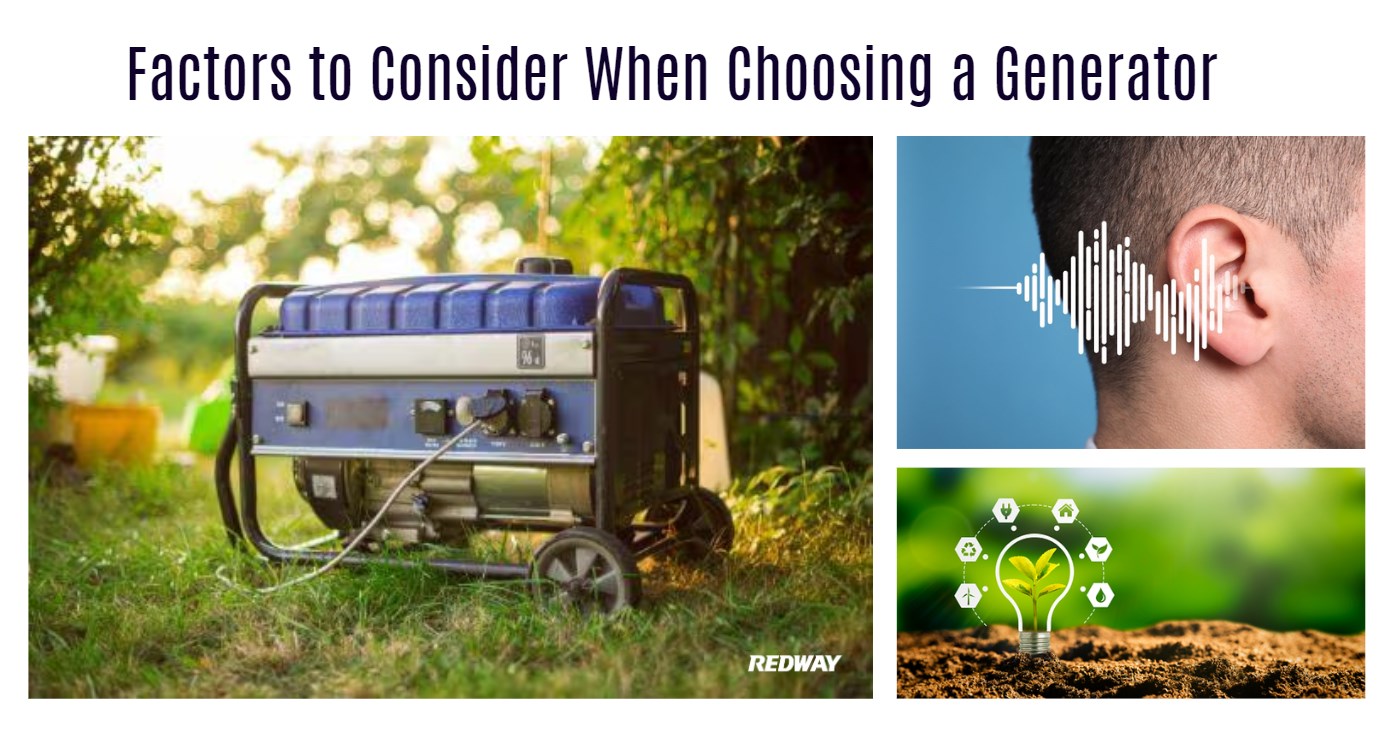 Factors to Consider When Choosing a Generator. noise home