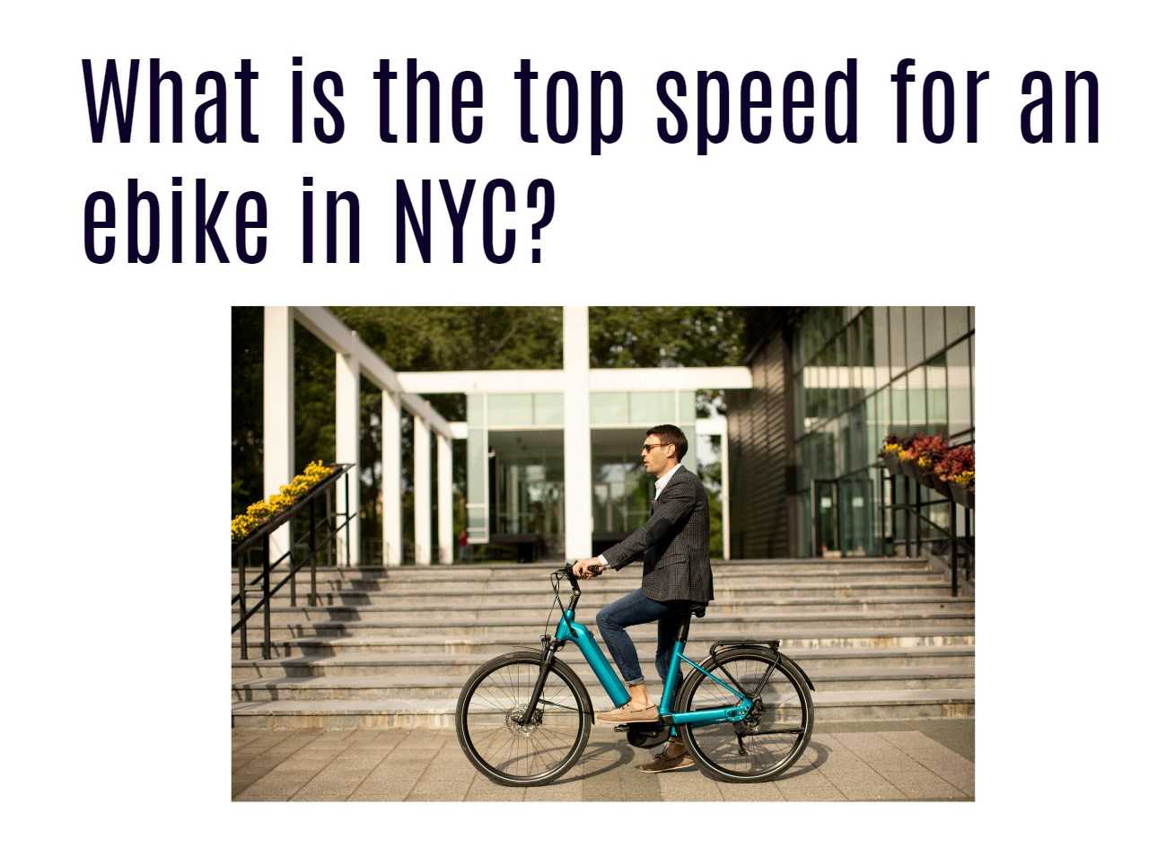 What is the top speed for an ebike in NYC?