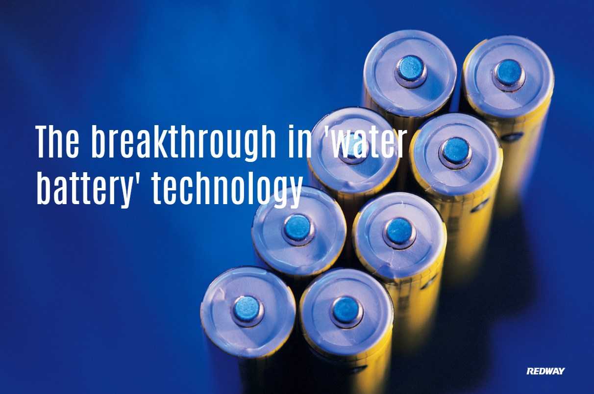 The breakthrough in 'water battery' technology