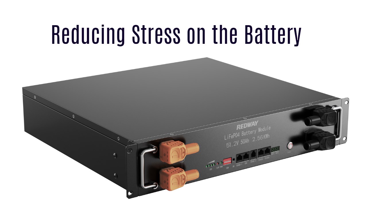 Reducing Stress on the Battery. 48v 50ah server rack battery factory manufacturer redway