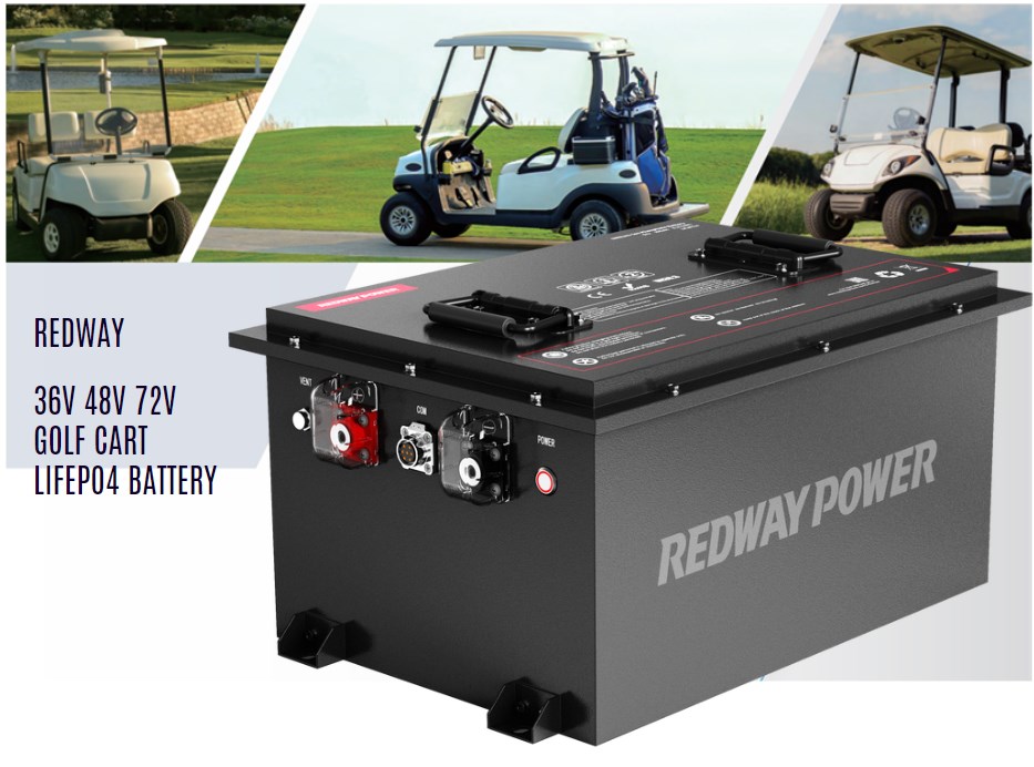 golf cart lfp battery lifepo4 factory lithium manufacturer redway