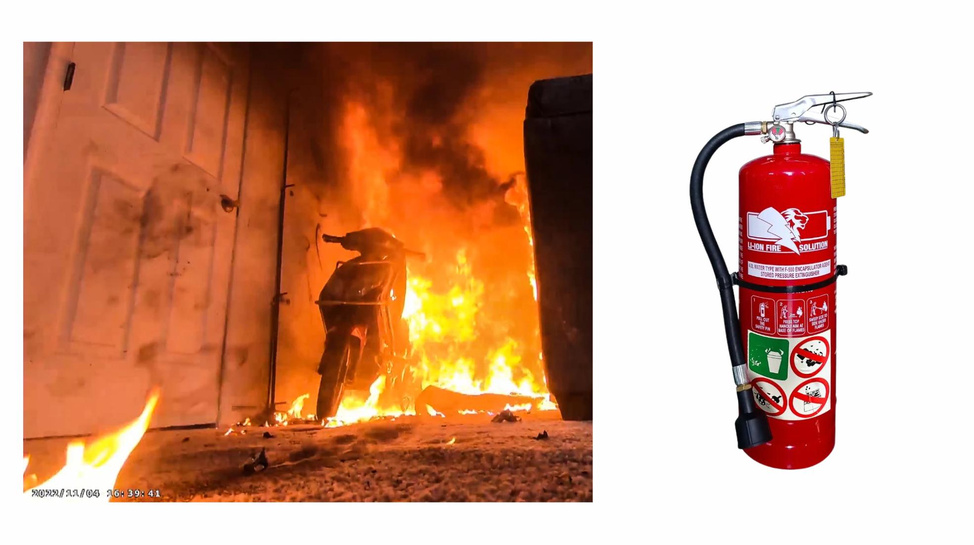 The Best Fire Extinguisher for Lithium-Ion Battery Fires