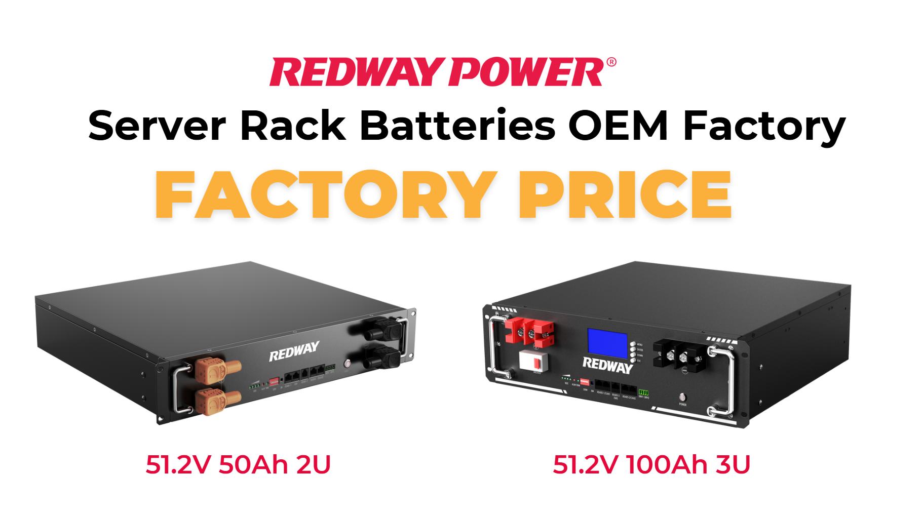 What factors should be considered when selecting a rack-mounted battery?