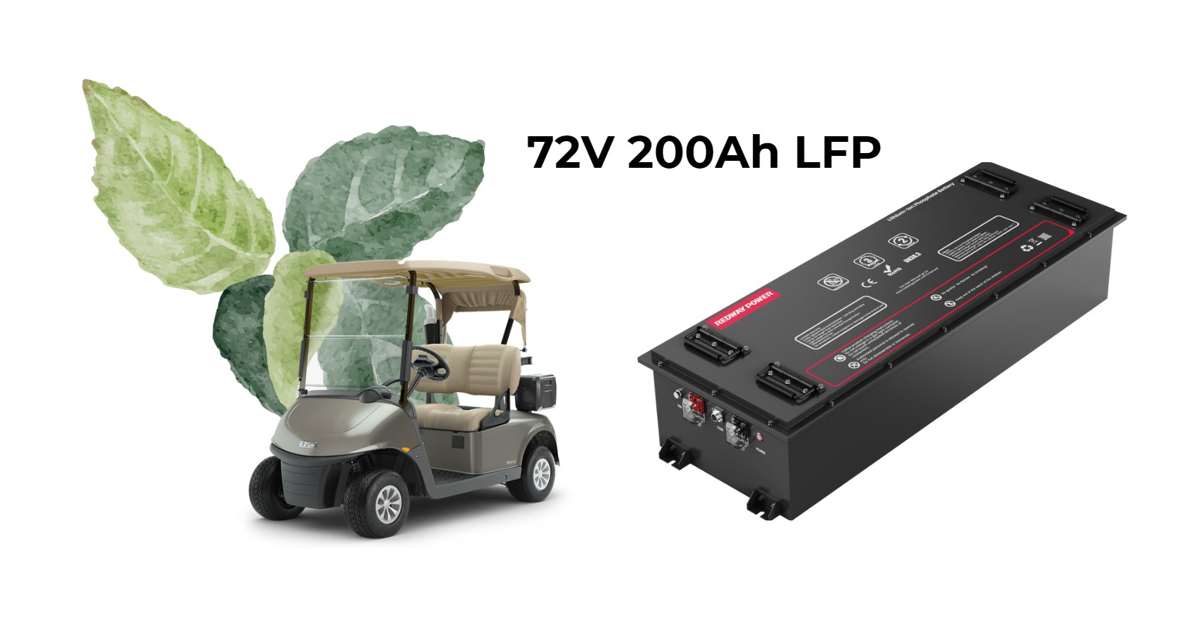 Golf cart lithium battery Environmentally Friendly and Non-toxic Materials