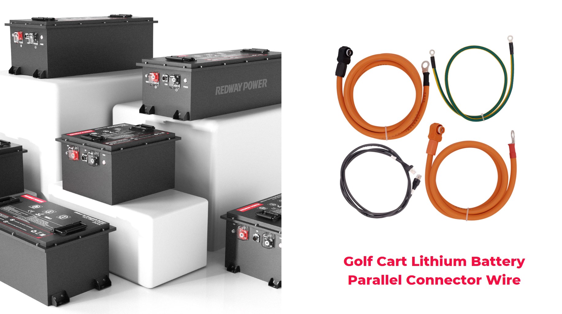 Golf cart lithium battery Connect the Battery Cables