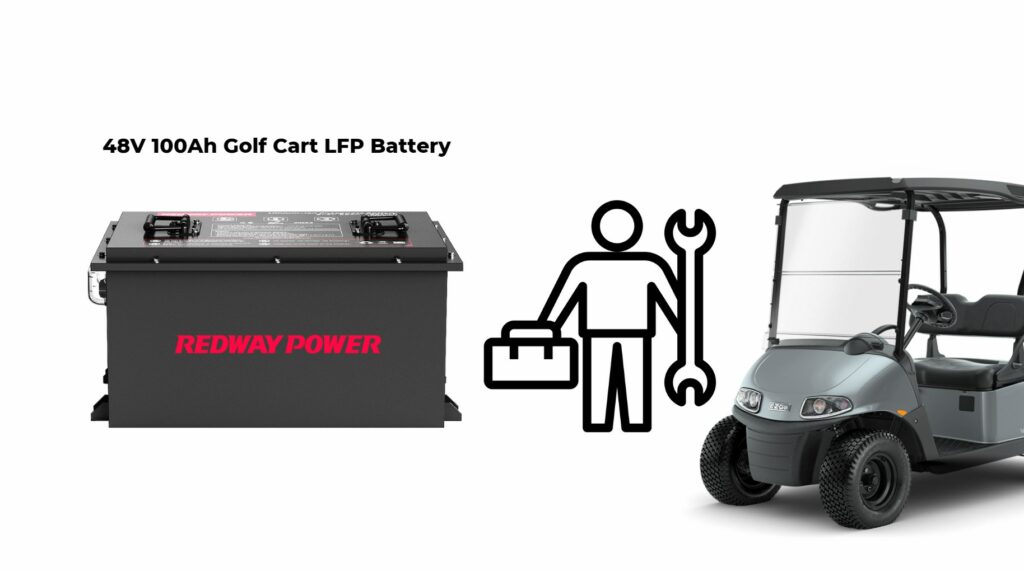 What warranty options are typically available for LiFePO4 golf cart batteries?