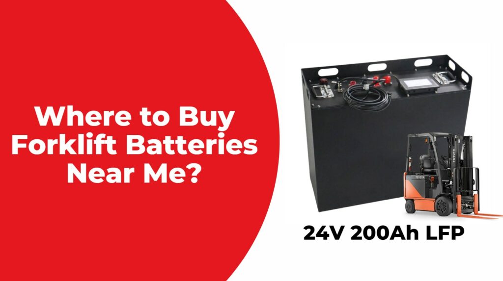 Where to Buy Forklift Batteries Near Me?