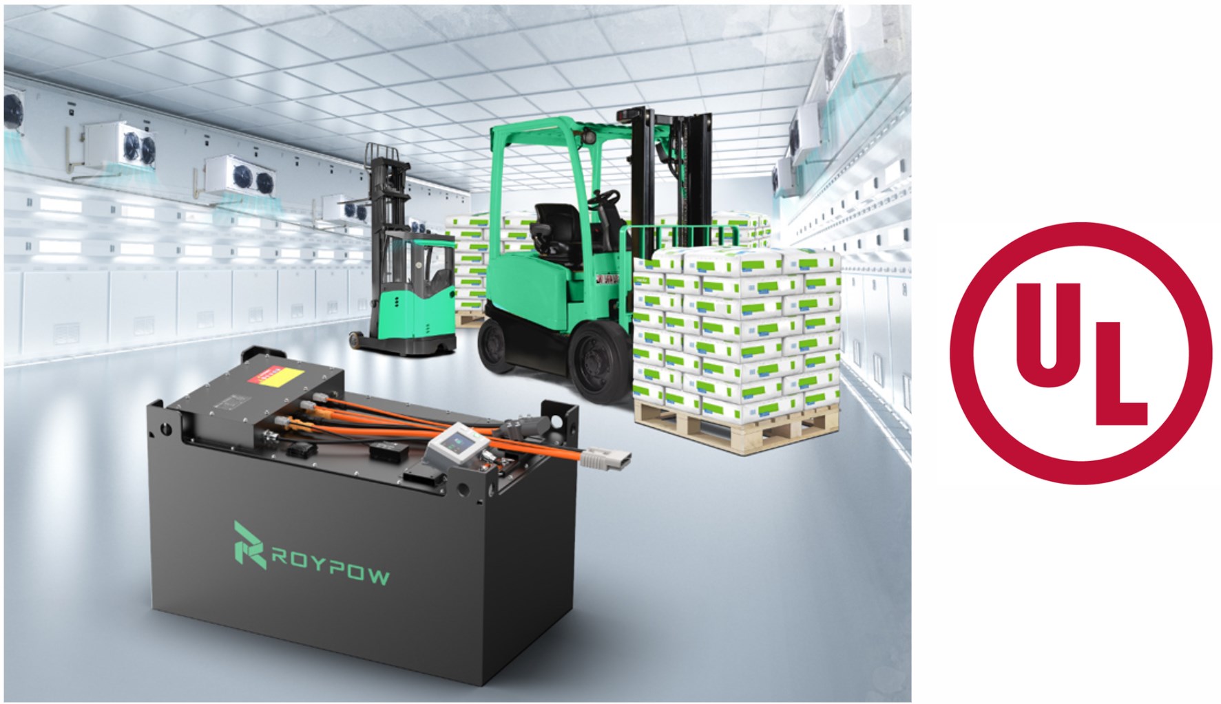 Is the ROYPOW 48V Lithium Forklift Battery UL Certified?