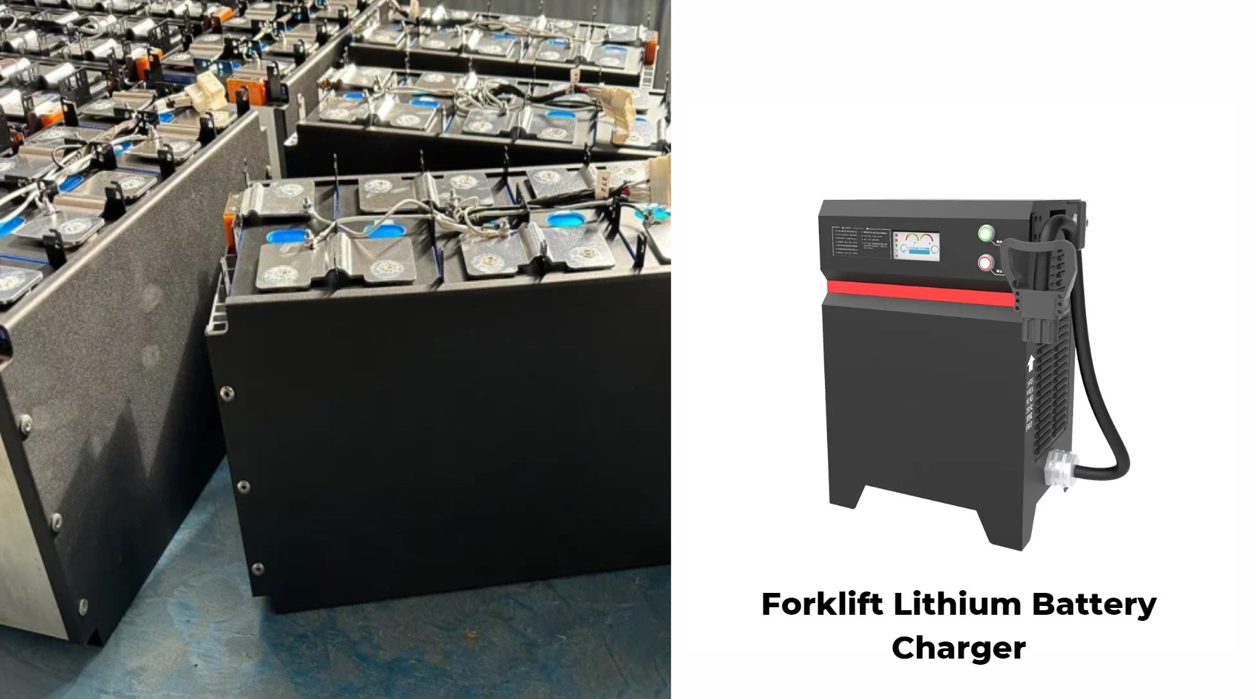 Types of Chargers for LiFePO4 Forklift Batteries