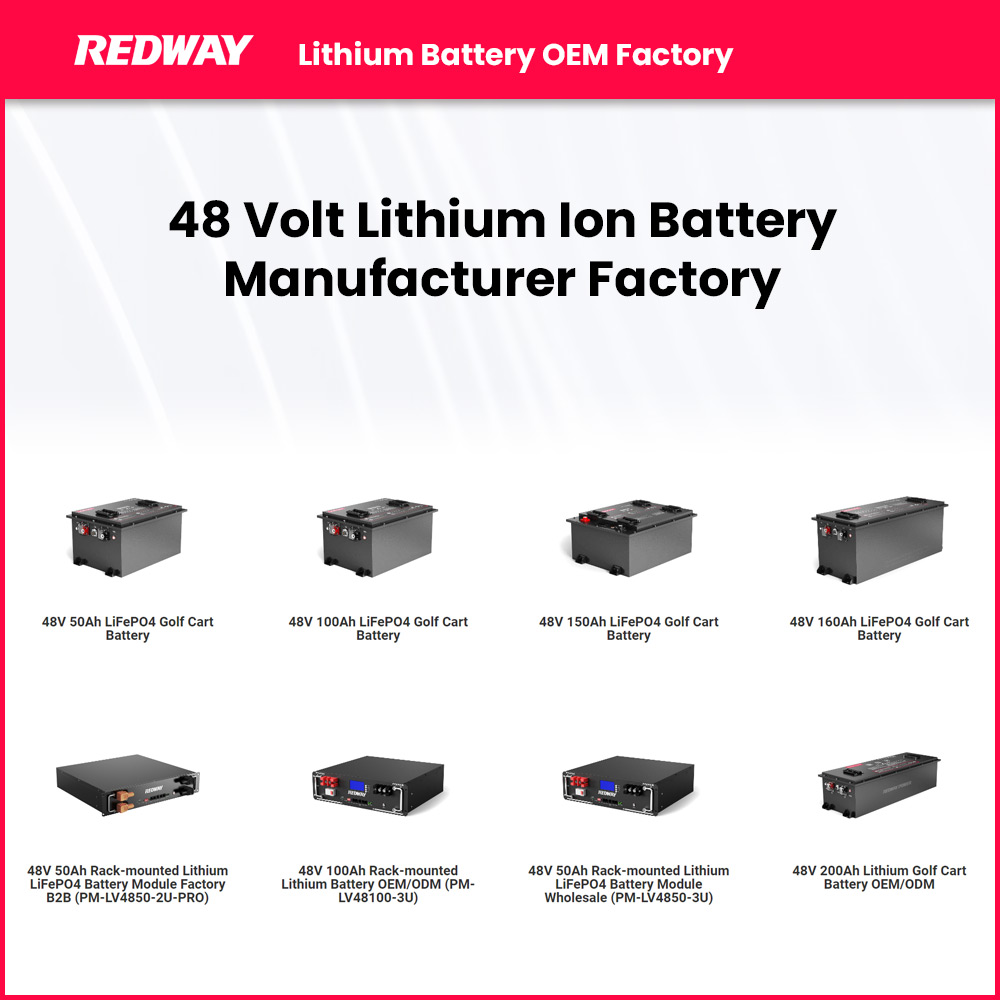 48 Volt Lithium Ion Battery Manufacturer Factory